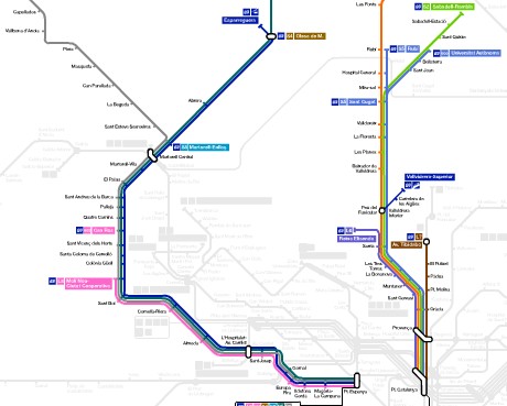 Mapa Ferrocarril